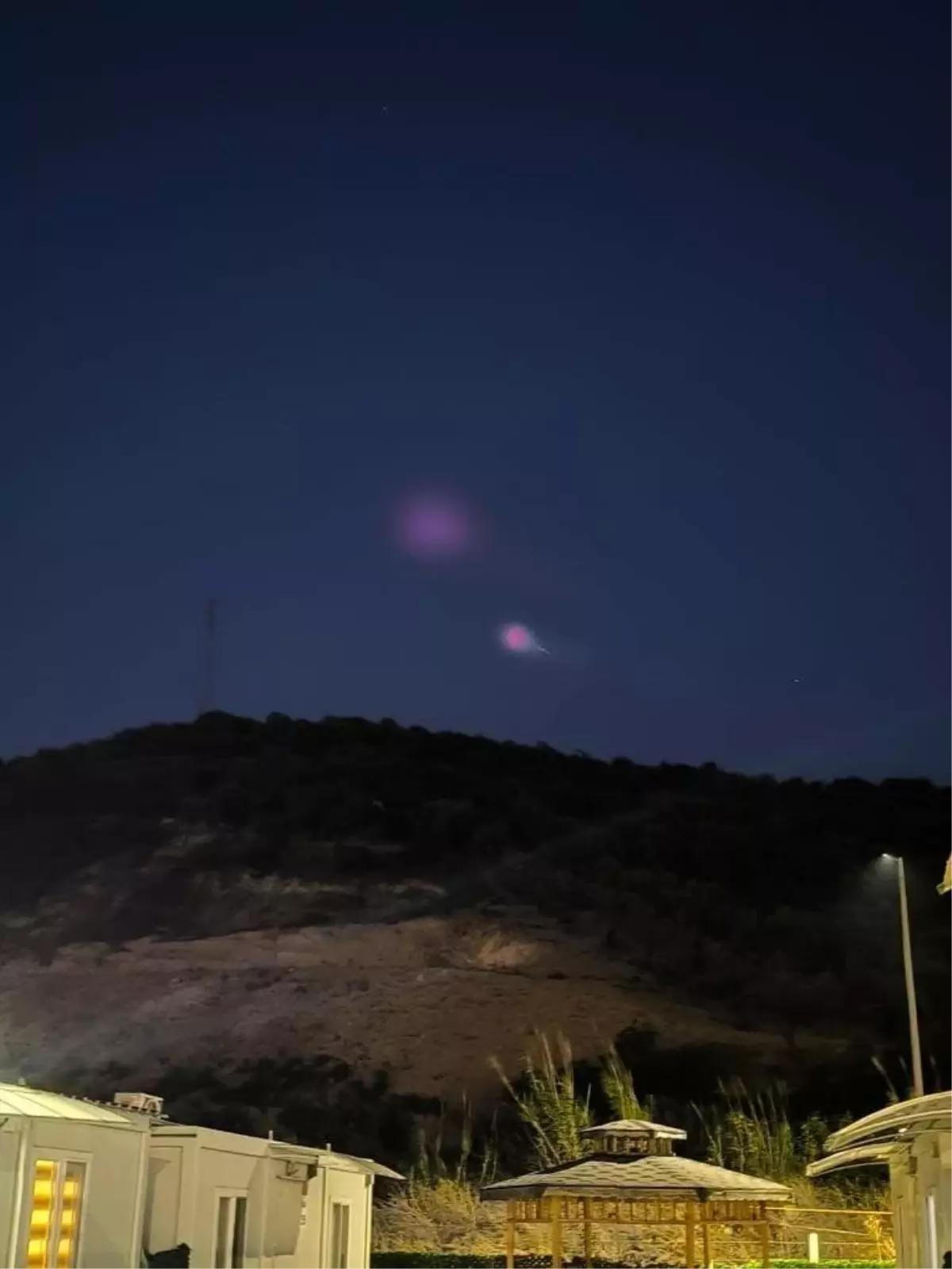 Hatay'da İran Füzeleri Görüntülendi