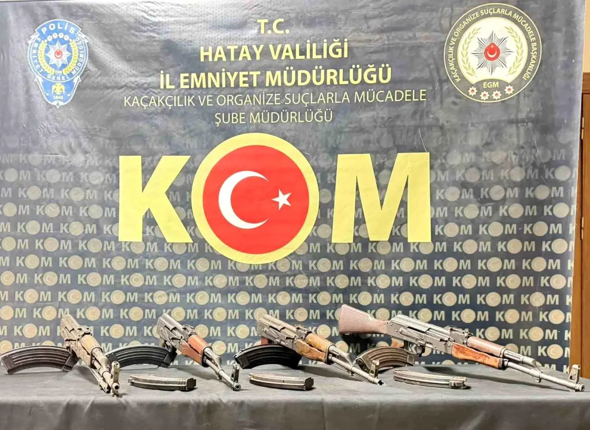 Hatay'da Kaçak Silah Operasyonu