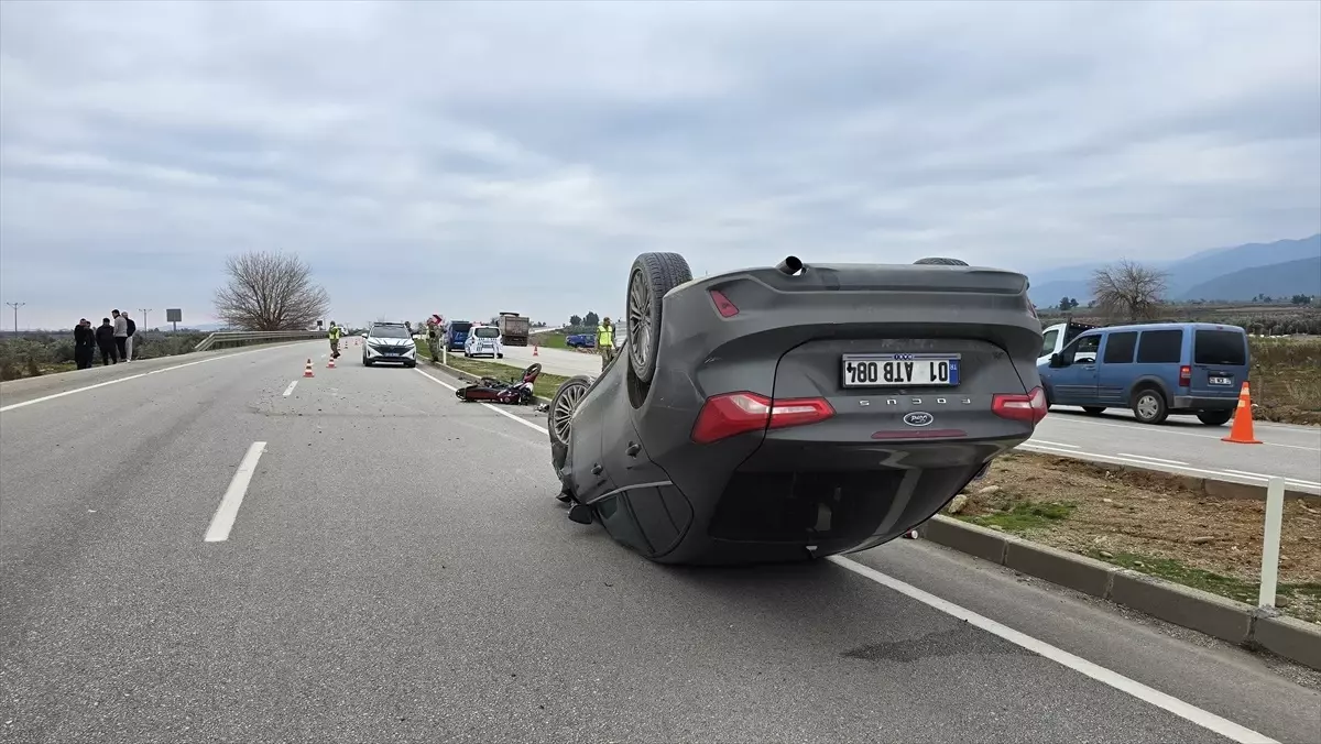 Hatay'da Trafik Kazası: 2 Yaralı