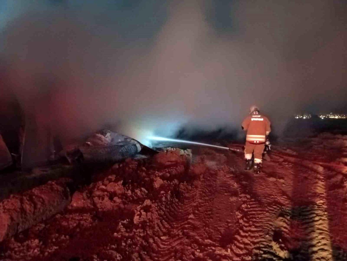 Hatay'da Yangında İnşaat İşçisi Hayatını Kaybetti