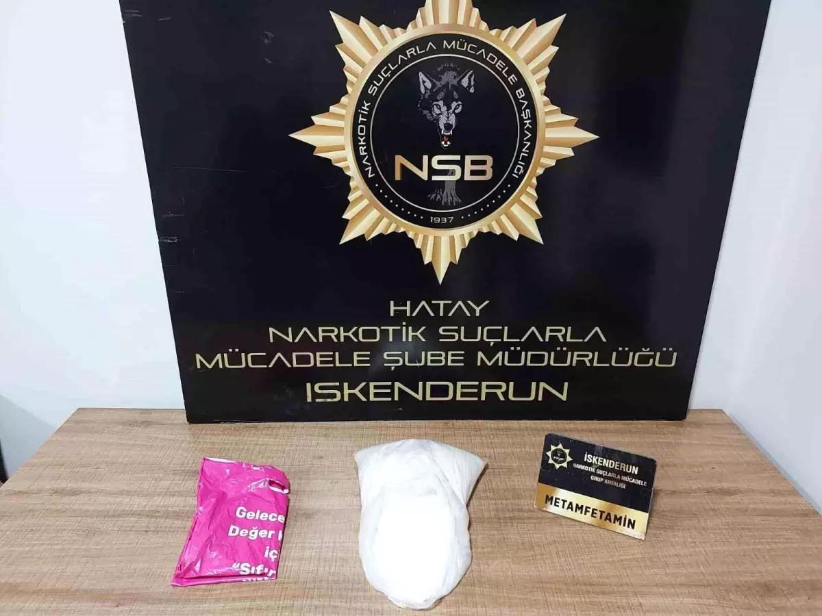 İskenderun'da 2 Kilo Metamfetamin Ele Geçirildi