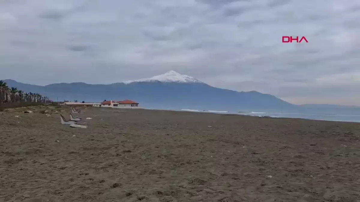 Kel Dağı'na Yılın İlk Karı Düştü